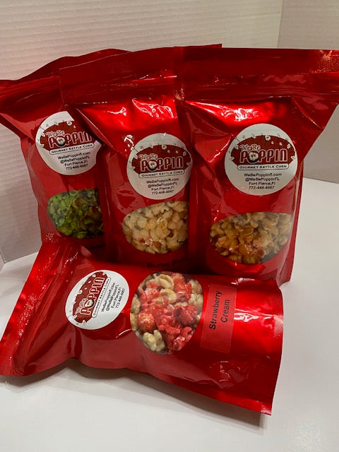 Monthly Popcorn Subscription (3 Pack Bundle & 1 Free!)