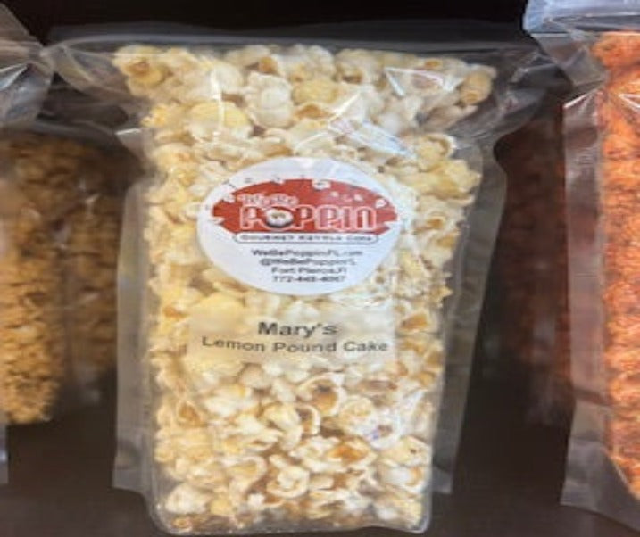Mary's Lemon Pound Cake Popcorn