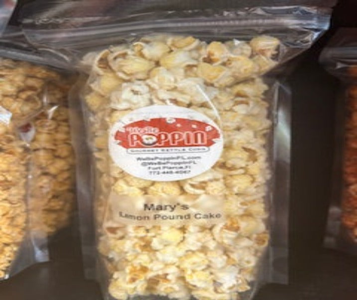 Mary's Lemon Pound Cake Popcorn