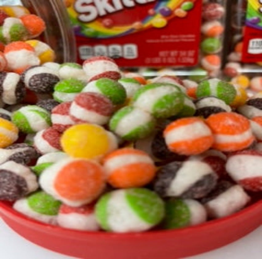 Sour Freeze Dried Skittles Sharing Tub 20 Ounces