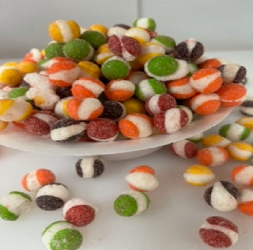 Sour Freeze Dried Skittles Sharing Tub 20 Ounces