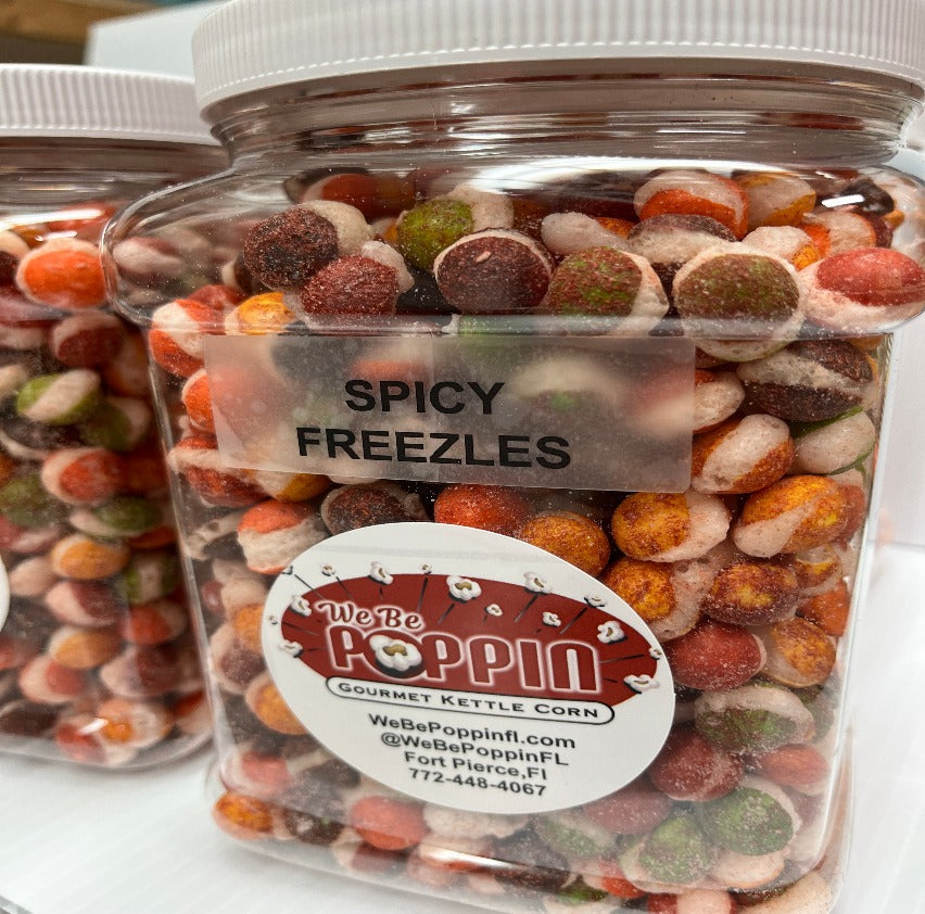 Spicy Freeze Dried Skittles 20 Ounce Tub Spicy Freezles