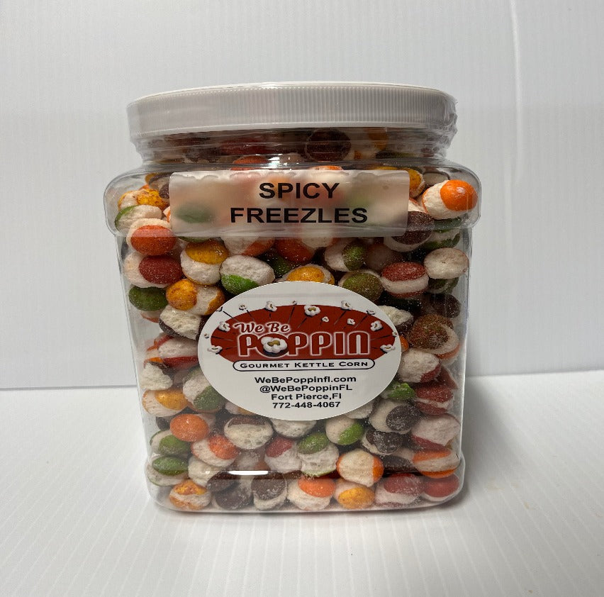 Spicy Freeze Dried Skittles 20 Ounce Tub Spicy Freezles