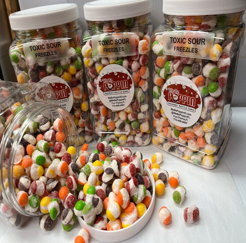 Sour Freeze Dried Skittles Sharing Tub 20 Ounces