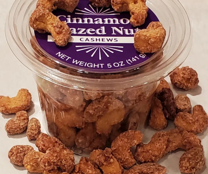 Cinnamon Glazed Cashews