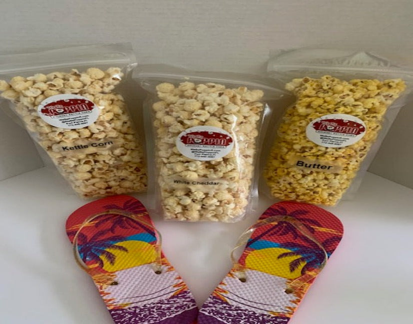 3 Pack Beach Bag Popcorn Bundle