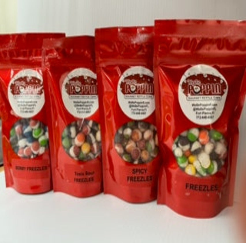 4 Pack Freezles - Freeze Dried Skittles Variety Deal (Original, Berry, Sour & Spicy)
