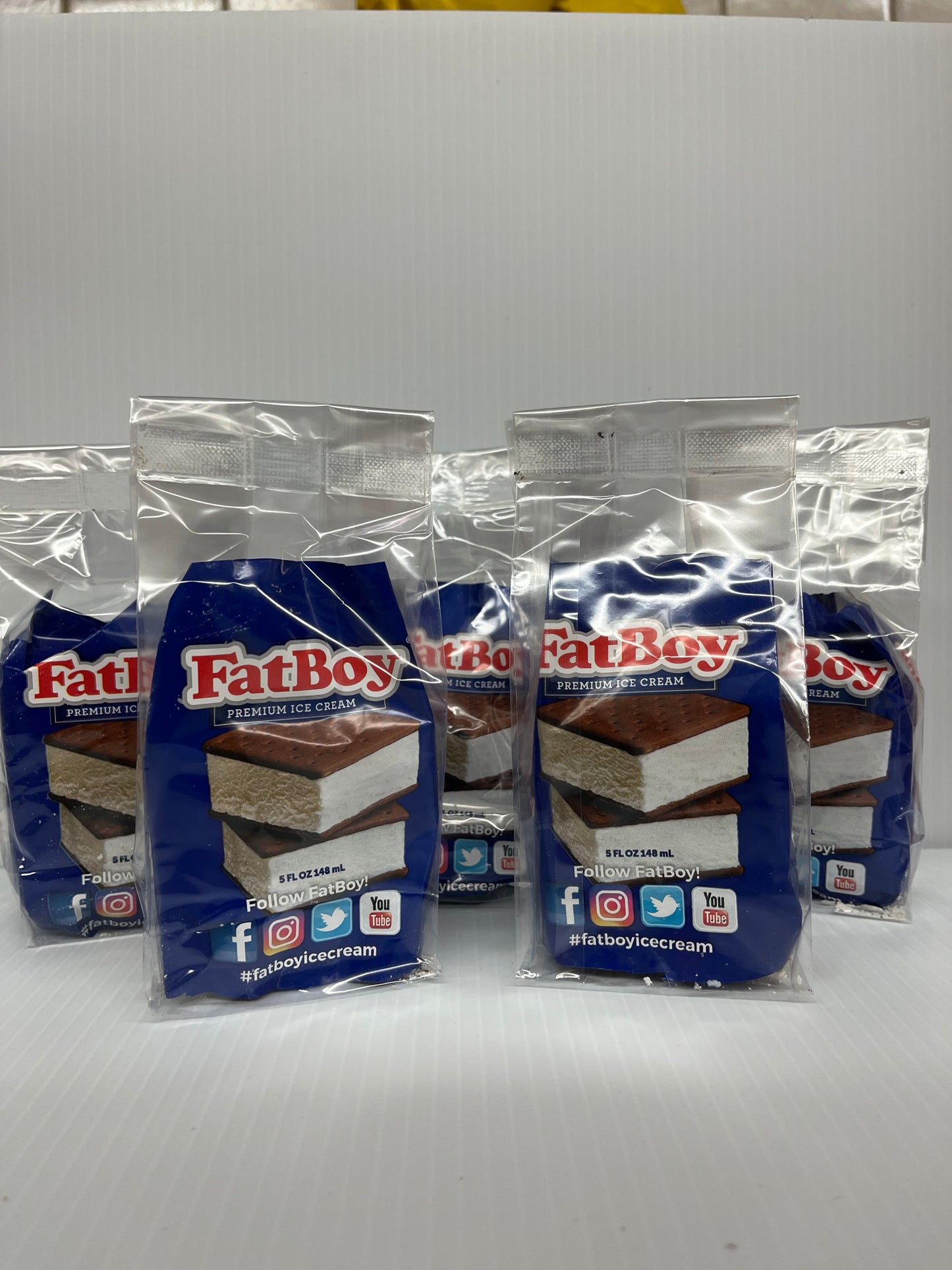 5 Pack Freeze Dried Ice Cream Sandwiches (Fat Boy)