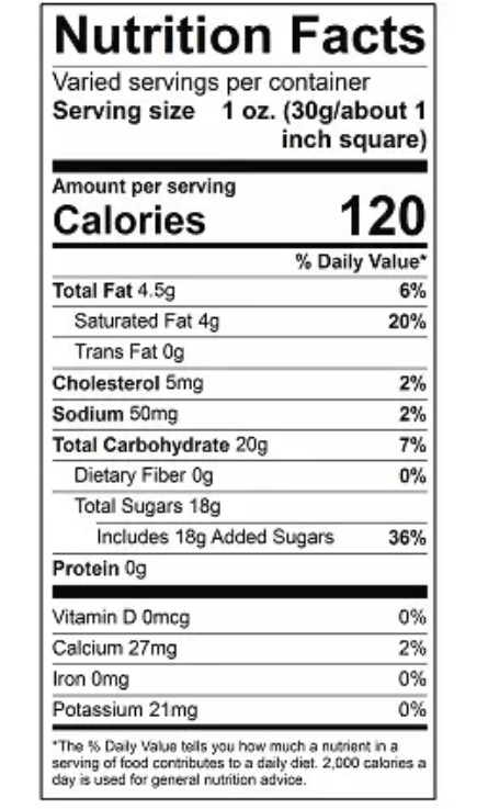 Vanilla Fudge Wholesale 3 Pounds