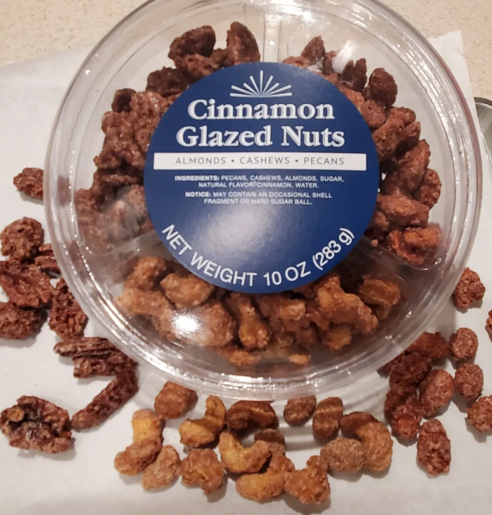 Cinnamon Glazed Pecans, Almonds & Cashews Variaty Pack