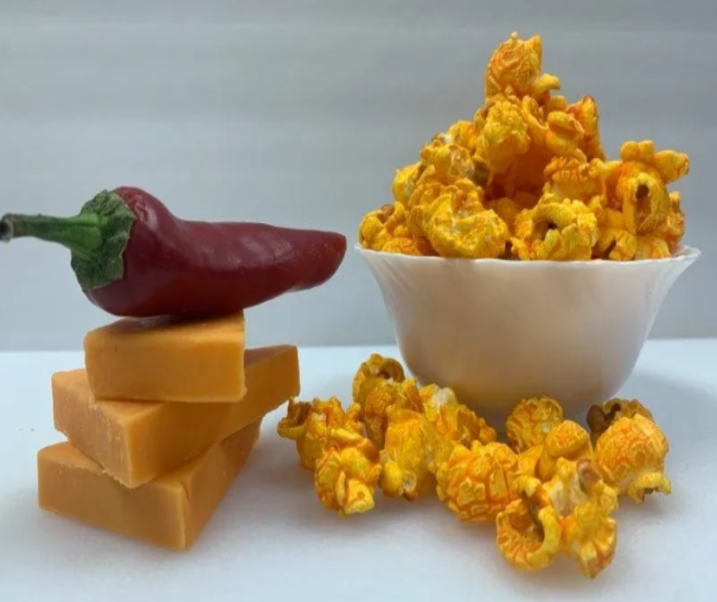 Spicy Cheddar Popcorn