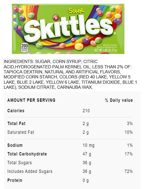 Toxic Sour Freezles Freeze Dried Skittles Candy